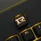 1pc Artisan Metal Keycaps for Mechanical Gaming Keyboard WOW / ROG / Spider-man / IG / RNG / The Avengers